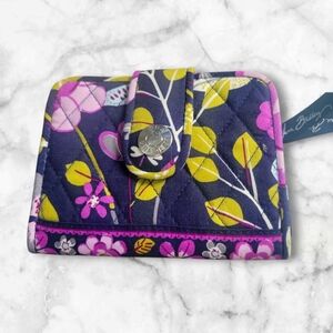 Vera Bradley snap wallet - bright floral colors